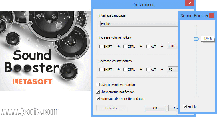 Download do software Letasoft Sound Booster Pro Crackeado